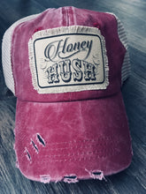 Maroon Hat. Honey Hush