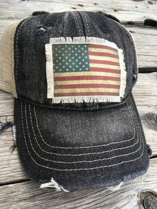 Vintage Flag Hats