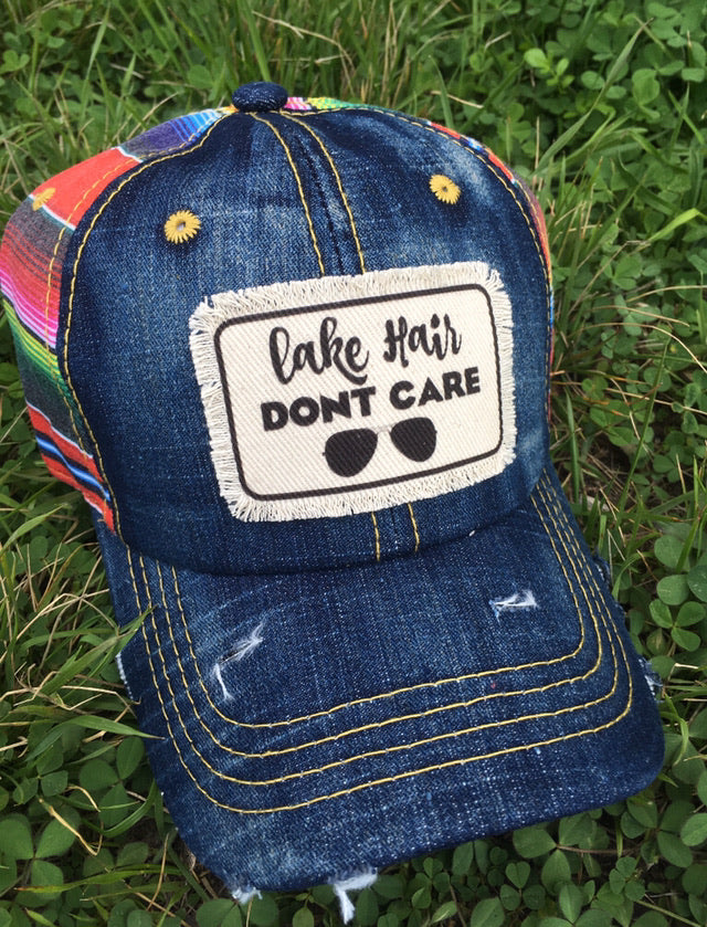 Lake Hair Don’t Care. Serape Hat