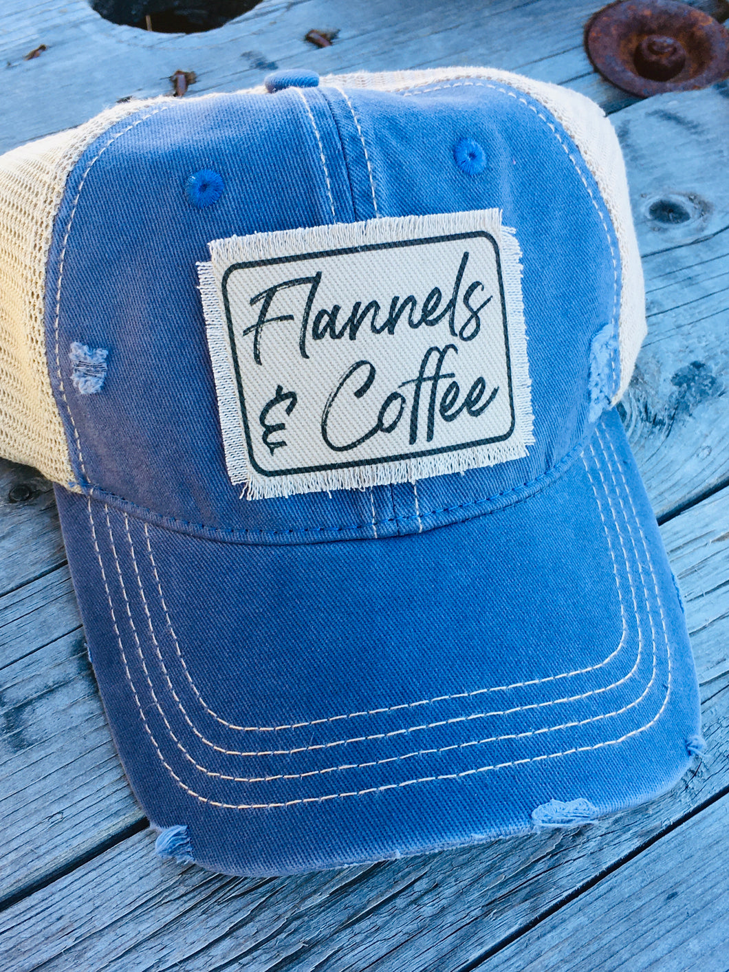 Flannels and Coffee. Vintage Denim