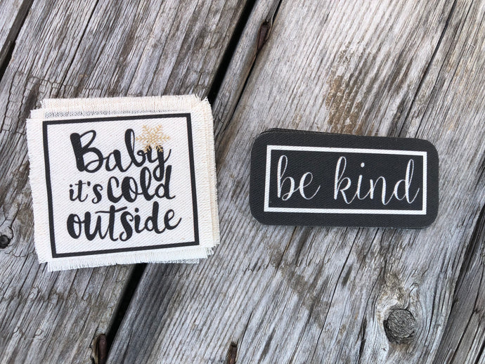 FB Patch sale- baby it’s cold outside, be kind