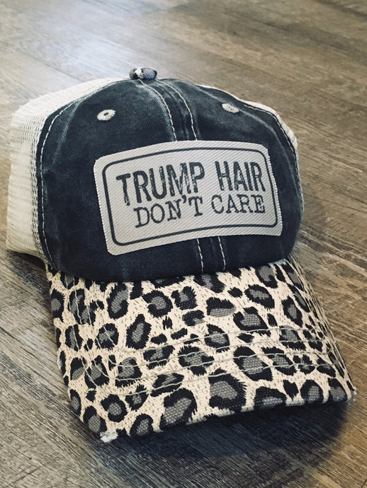 Trump Hair Don’t Care. Leopard