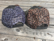 NEW! Leopard Mesh Hats