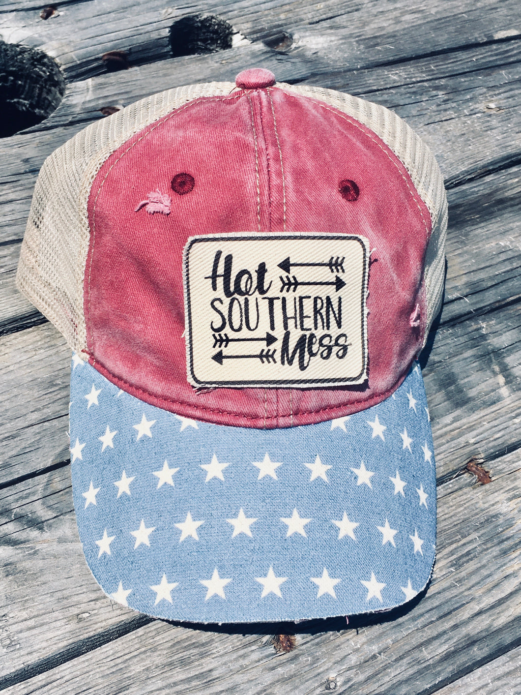 Raggedy Bill Vintage Stars. Hot Southern Mess