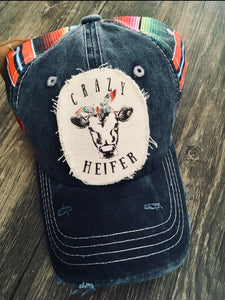 Crazy Heifer. Serape Hat