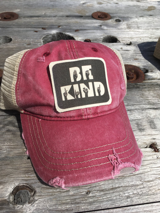 Red Be Kind Hat