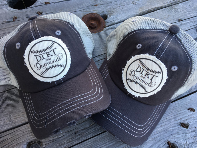 ❌OUT OF STOCK❌ Dirt And Diamonds. Grey Hat