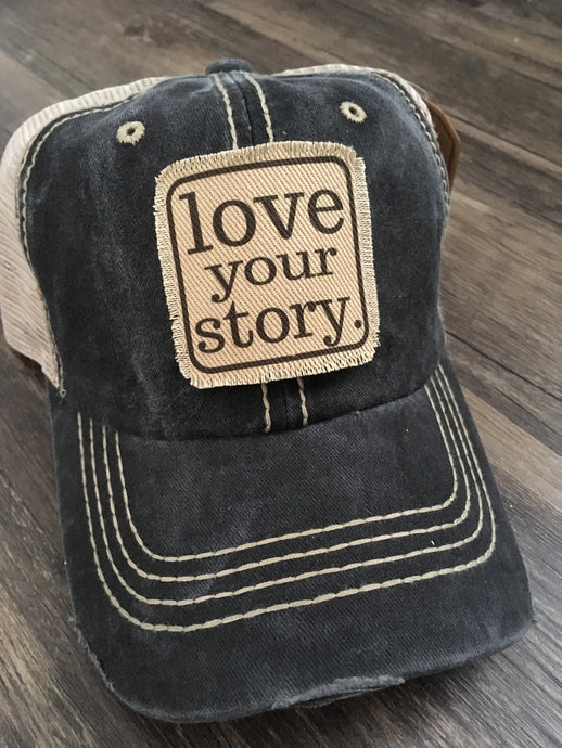 🚨RE-STOCK ITEM🚨 Black Hat. Love Your Story