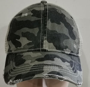 Vintage Camo Hat- Pick Your Patch