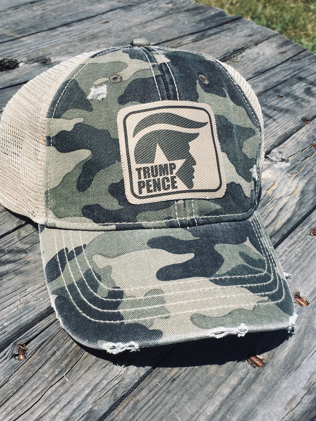 Vintage Camo. Trump Pence