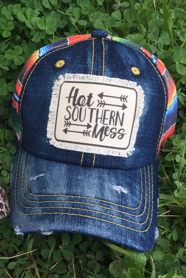 Hot Southern Mess. Serape Hat