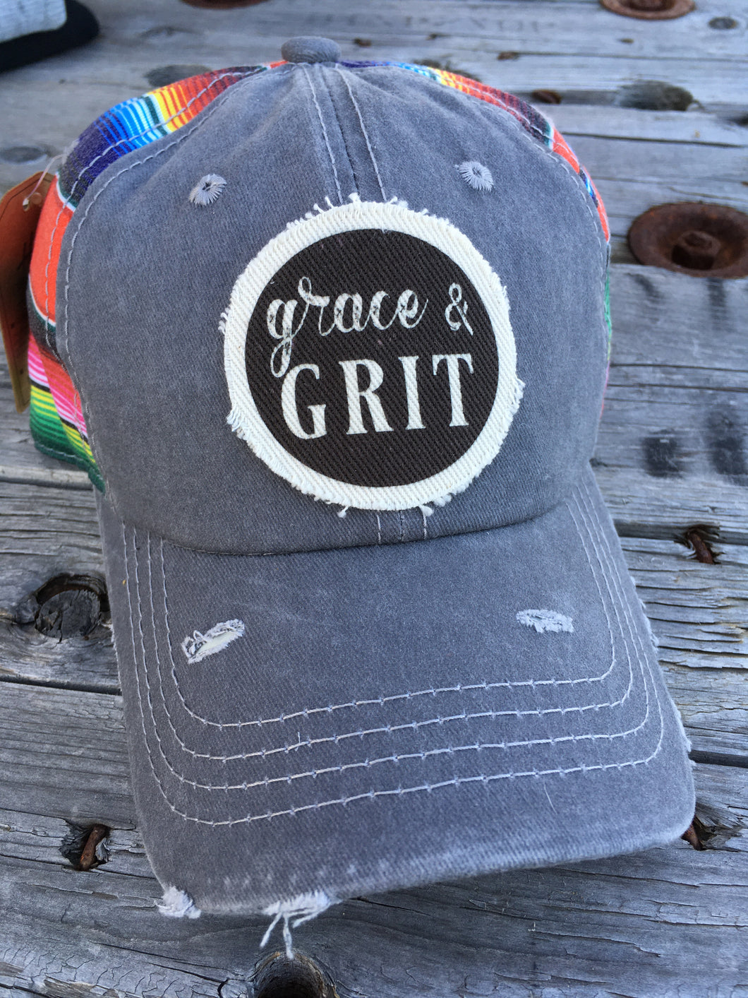 Grey Serape. Grace and Grit