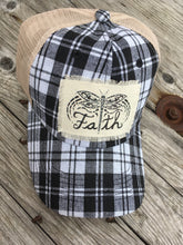 Faith Butterfly. Plaid Hat