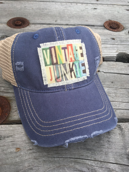 Vintage Junkie. Denim Hat