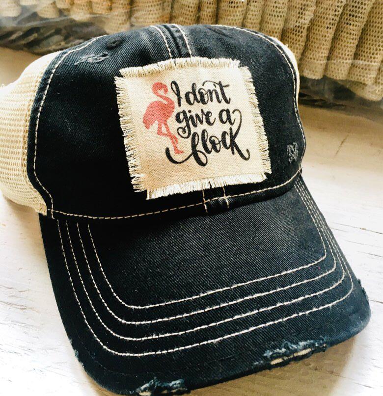 I Don’t Give A Flock. Vintage Black Hat