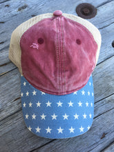 State Girl Hat- Red Vintage Stars