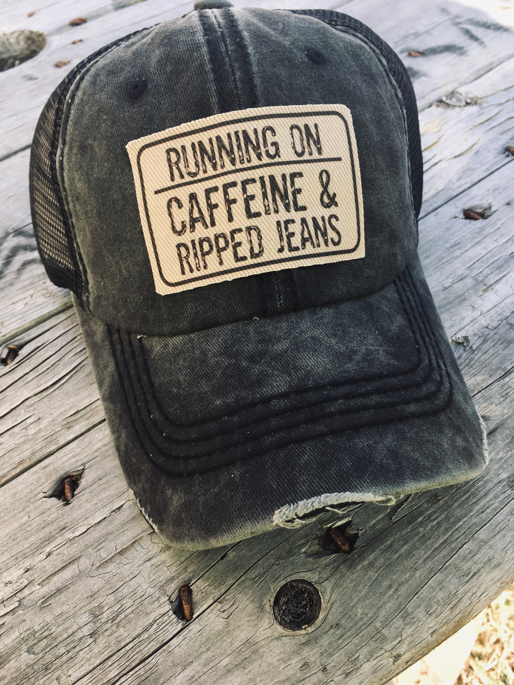 Running On Caffeine and Ripped Jeans.