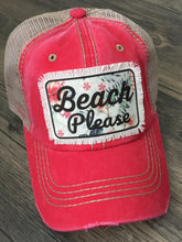 Fuchsia Hat Beach Please