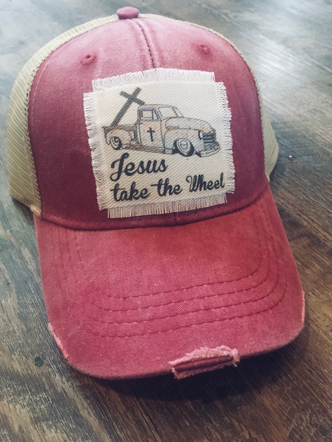 Jesus Take The Wheel- Ollie Trucker Hat