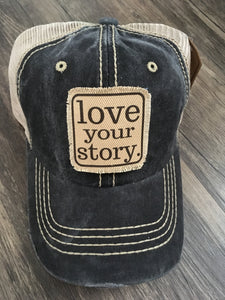 🚨RE-STOCK ITEM🚨 Black Hat. Love Your Story