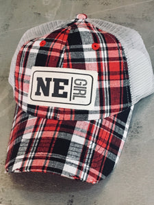 Red Plaid State Hats