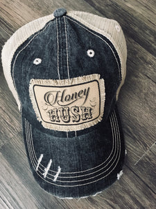 Denim Hat. Honey Hush