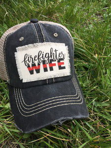 Firefighter Wife Red Line